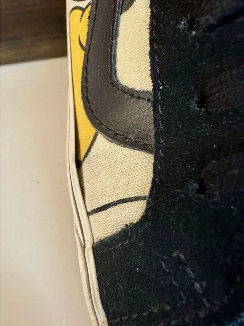 Retired Disney Gang Vans High-Top Sneakers in Mickey, Donald, Pluto, & Goofy - Picture 10 of 13